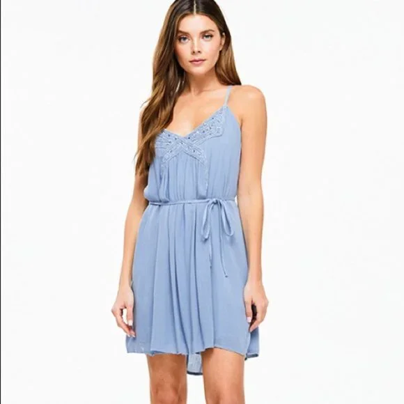 blue dress matching Women's Avas Sweetheart Mini Dress - Blue Small | Women's Online Boutique | Boho Chic Style